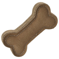 Spot Dura-Fuse Leather Chunky Bone Dog Toy 6-in