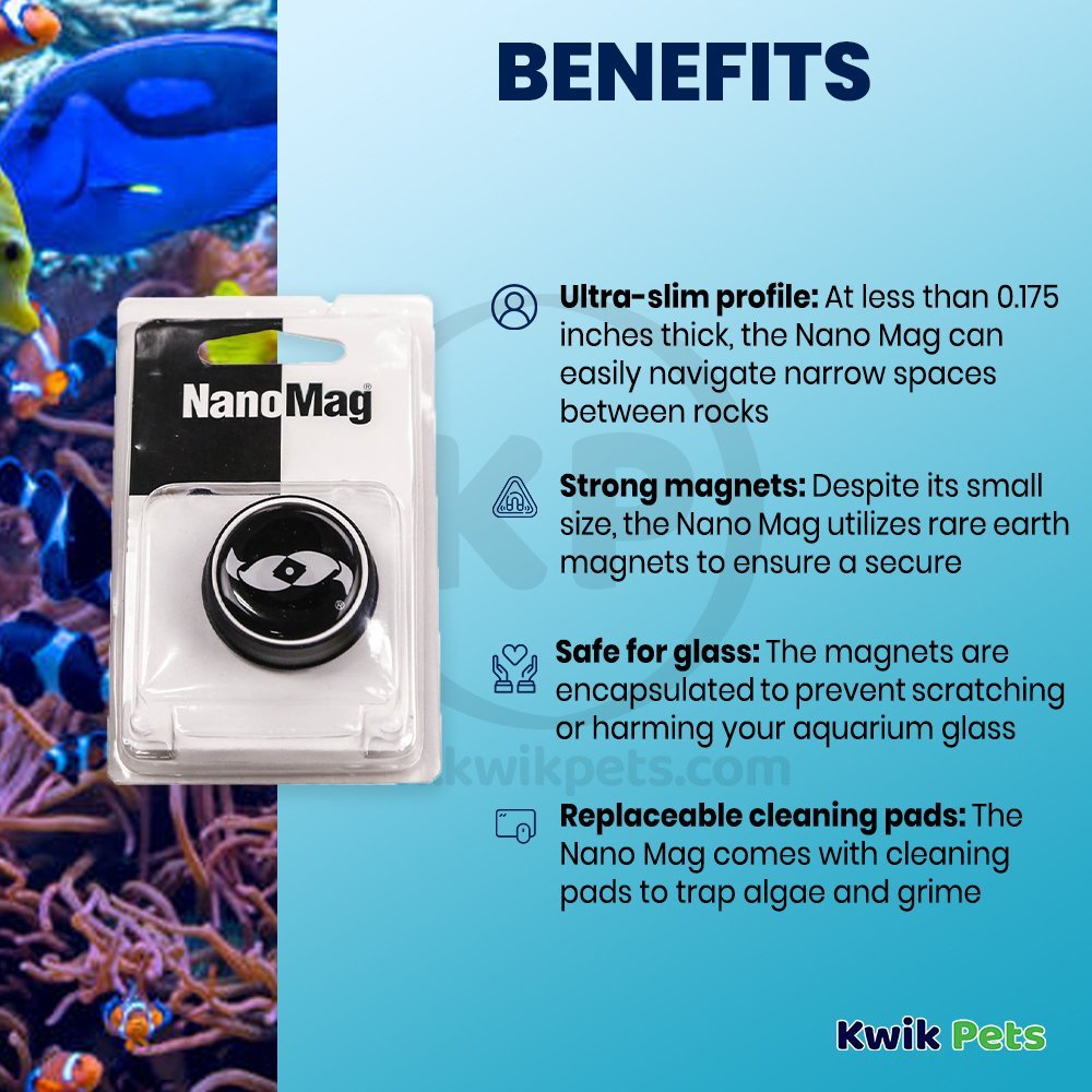 Two Little Fishies NanoMag Window Cleaning Magnet, Kwik Pets