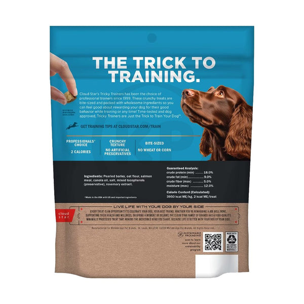 Cloud Star Tricky Trainers Crunchy Training Dog Treats Salmon 8-oz, Kwik Pets