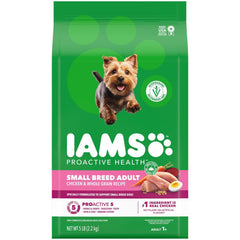 IAMS Proactive Health Small Breed Adult Dry Dog Food Chicken & Whole Grain 5-lb