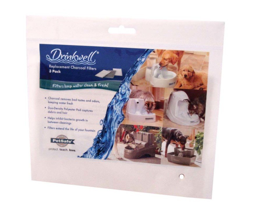 PetSafe Drinkwell Replacement Carbon Filter Dog & Cat black 3 Count