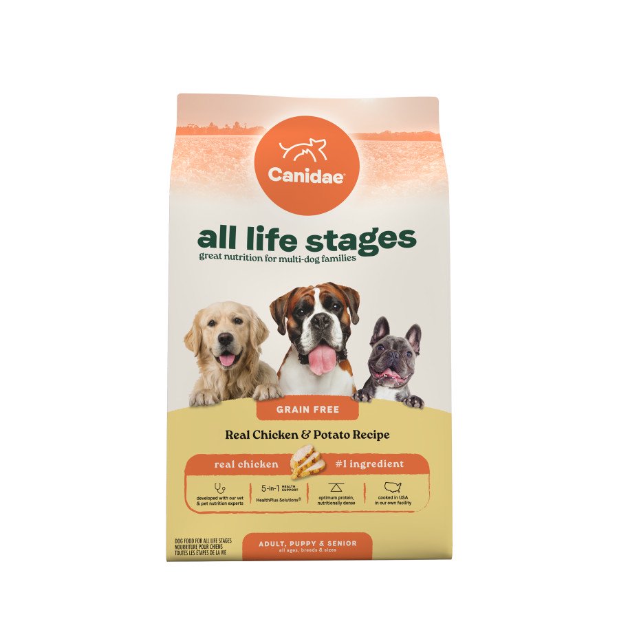 CANIDAE All Life Stages Dry Dog Food Real Chicken & Potato 4-lb