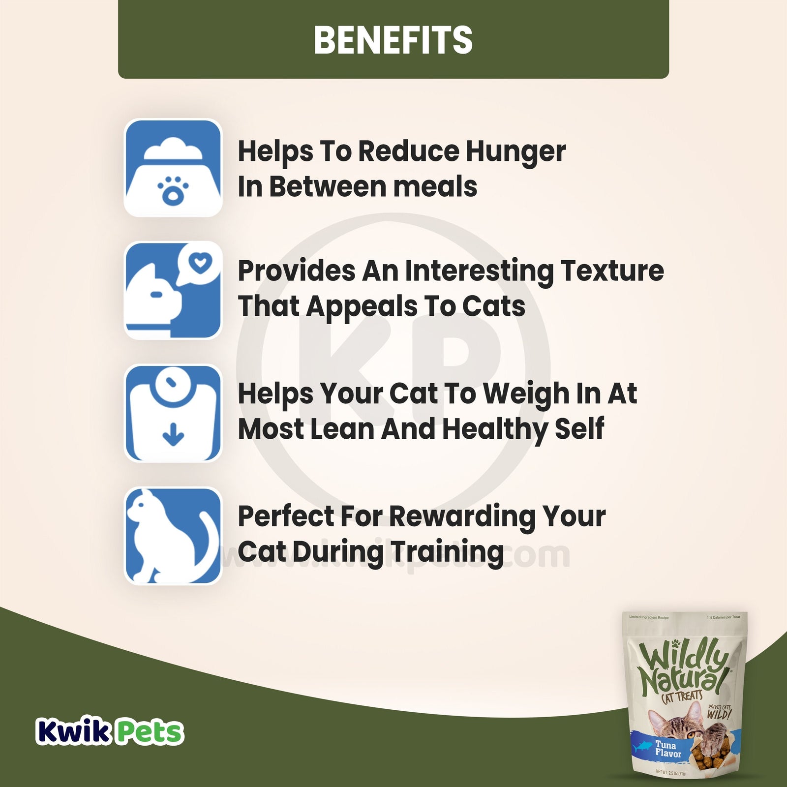 Benefits - Fruitables Wildly Natural Tuna Cat Treats 2.5-oz