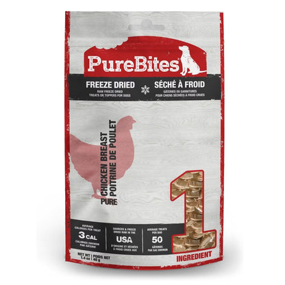 PureBites Chicken Breast Freeze Dried Dog Treats, 1.4-oz, PureBites