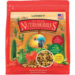 Lafeber El Paso Nutri-Berries Parrot Bird Food 3-lb