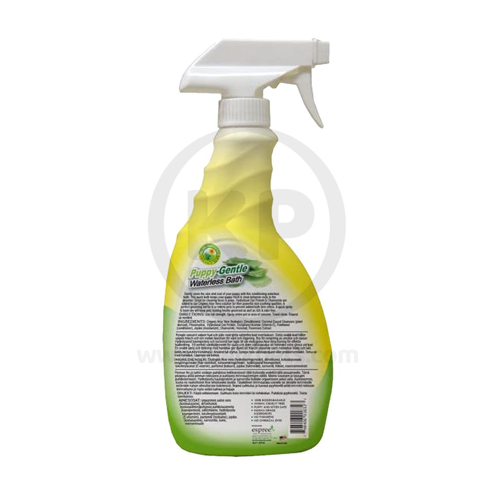 Espree Puppy Gentle Waterless Bath with Aloe Fresh Scent 24-oz, Kwik Pets