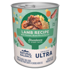 Natural Balance Pet Foods Original Ultra Abundance Canned Dog Food Lamb 13-oz