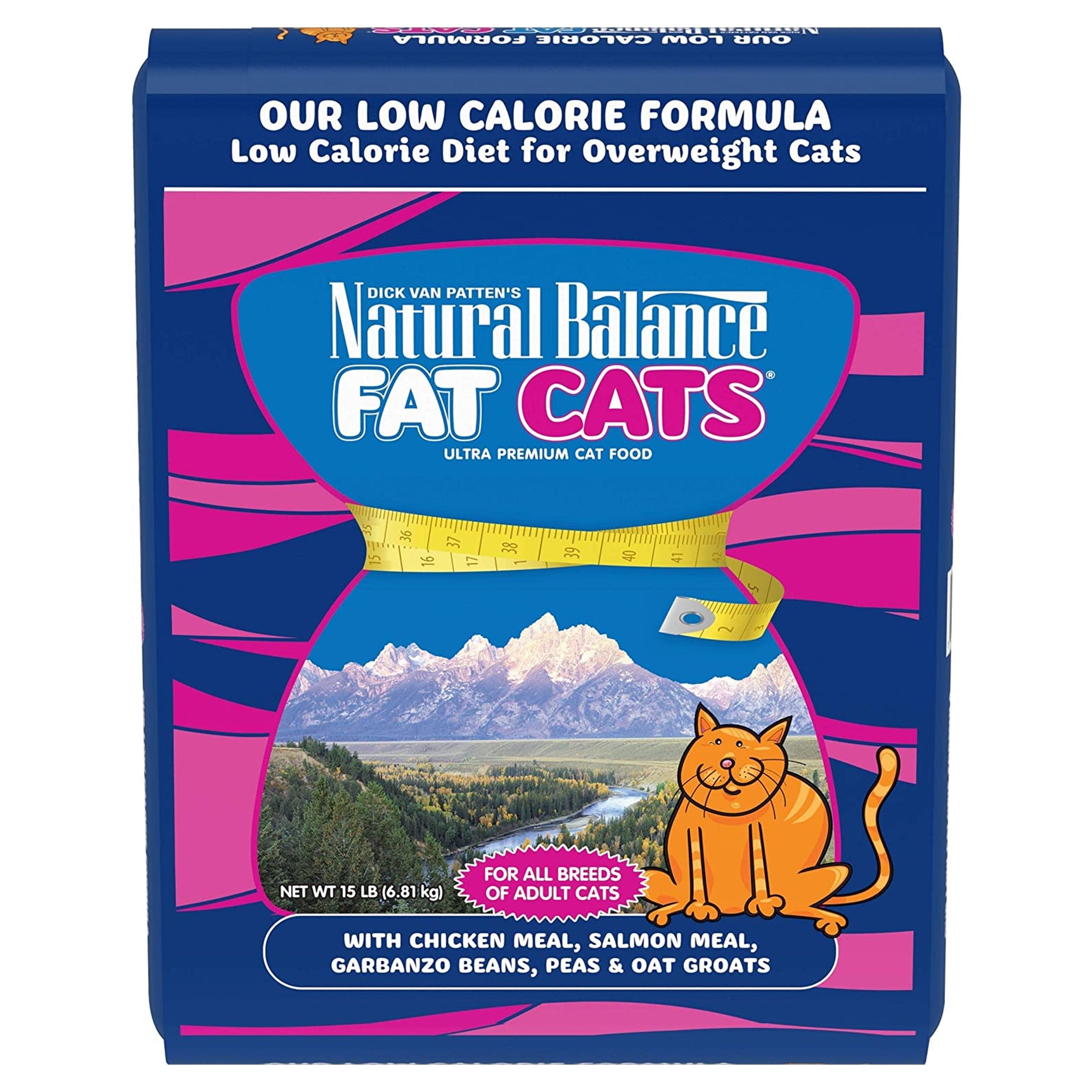 Natural Balance Pet Foods Original Ultra Fat Cats Dry Cat Food Chicken Meal & Salmon Meal 15-lb