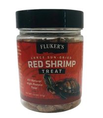 Fluker's Large Sun-Dried Red Shrimp Reptile Treat 0.6-oz