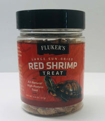 Fluker's Large Sun-Dried Red Shrimp Reptile Treat 0.6-oz