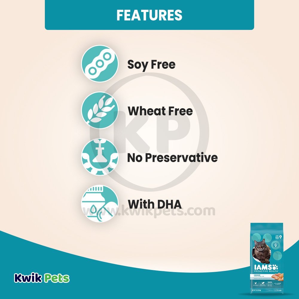 Features of IAMS Proactive Health Adult Dry Cat Food