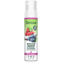 TropiClean No Rinse Deep Cleanse Cat Shampoo Berry & Coconut 7.4-oz