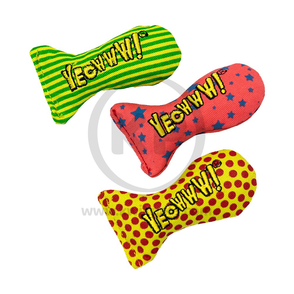 Product 2 of Yeowww! Stinkies Catnip Cat Toy Assorted 3 Count 3-in