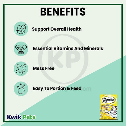 Benefits - Temptations Creamy Purrrr-ee Cat Treats Chicken 1.7-oz