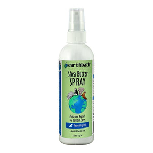 Earthbath Shea Butter Moisture Repair & Dander Care Hypoallergenic Spray for Dogs & Cats 8-oz, Kwik Pets