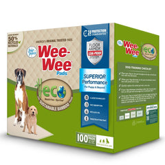 Four Paws Wee-Wee Superior Performance Eco Bamboo Dog Pee Pads 100 Count 22 in X 23 in