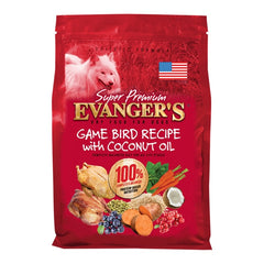 Evanger’s Super Premium Dry Dog Food Game Bird Recipe with Coconut Oil 4.4-lb