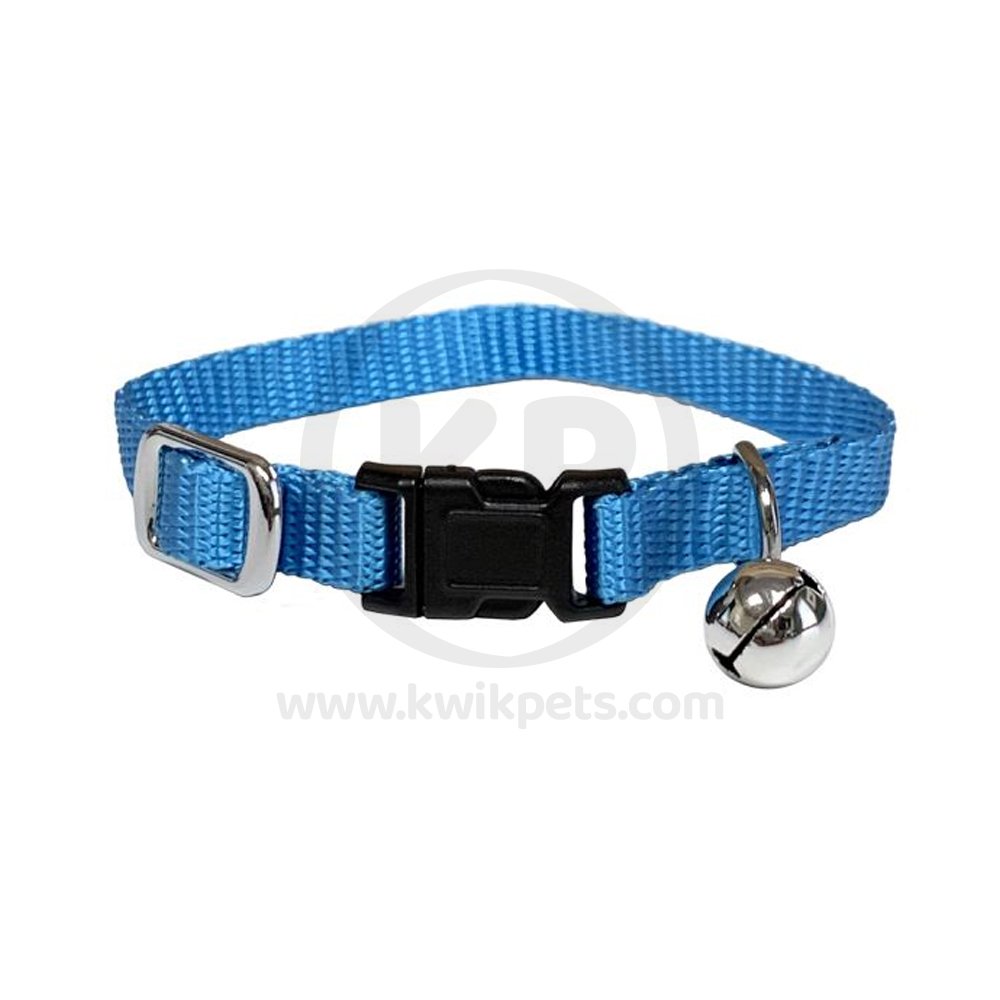 Marshall Pet Products Ferret Bell Collar Blue 3/8-in, Kwik Pets