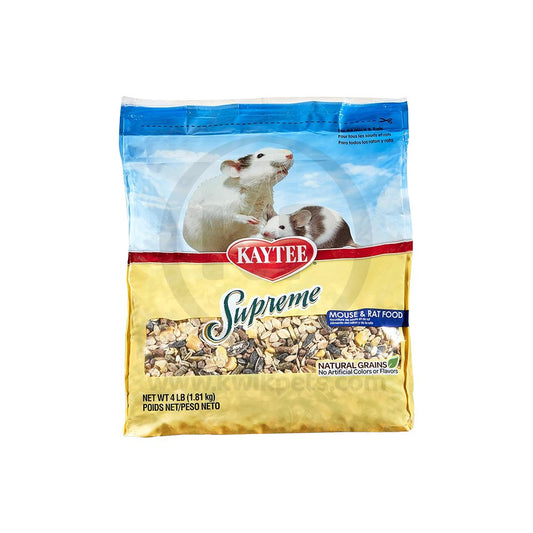 Kaytee Supreme Mouse and Rat Food, 4-lb, Kaytee