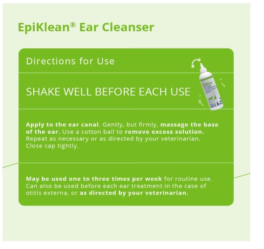 Dechra EpiKlean Ear Cleanser for Dogs & Cats 12-oz