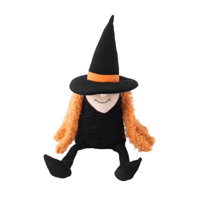 ZippyPaws Halloween Crinkle Witch Plush Dog Toy
