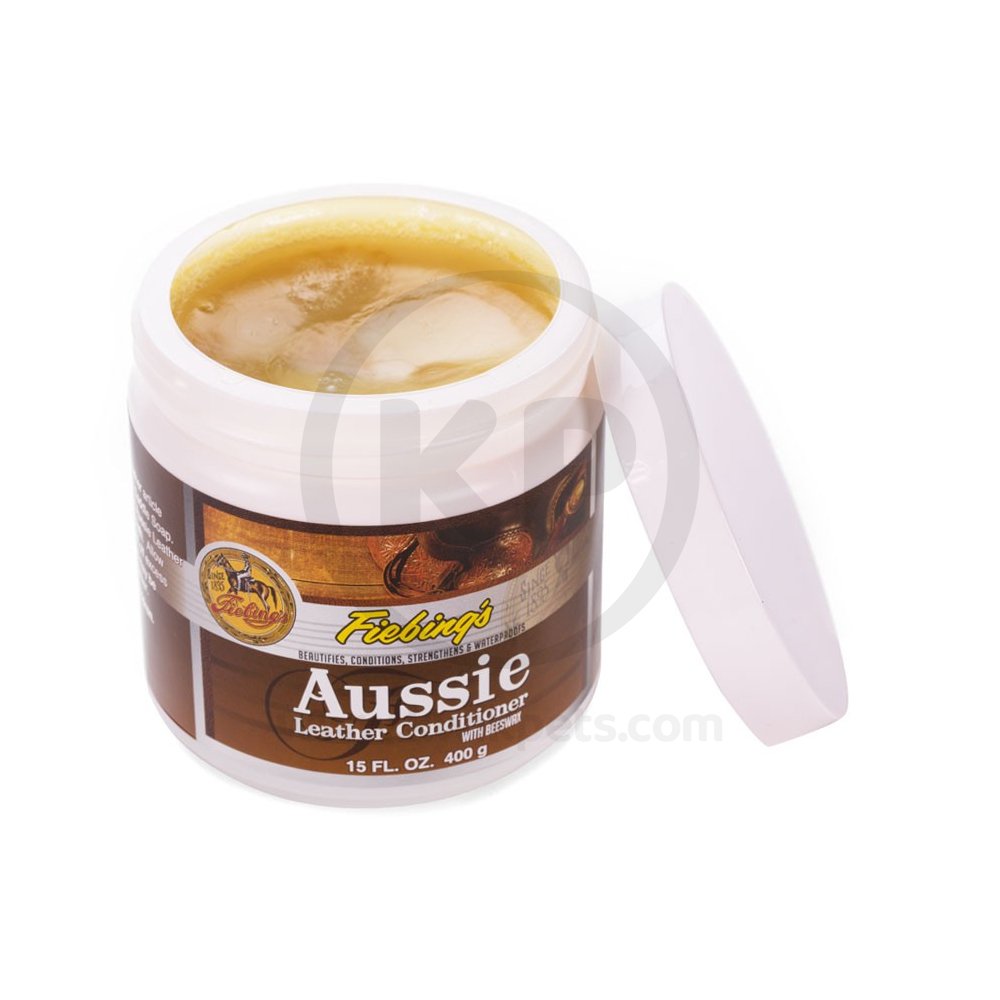 Fiebing Aussie Leather Conditioner with Beeswax 15-oz, Kwik Pets
