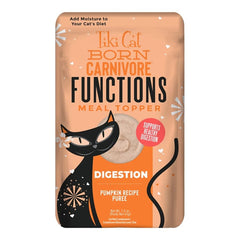 Tiki Pets Cat Tummy Topper Pumpkin Puree with Wheatgrass Digestive Support Cat Food Topper 1.5-oz