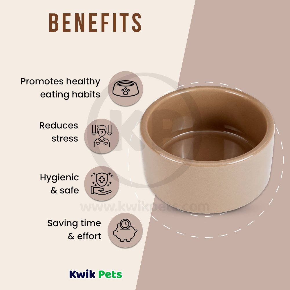 Benefits of Kaytee Stoneware Pet Bowl 5-in