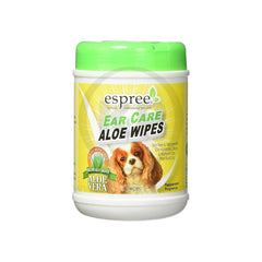 Espree Ear Care Aloe Wipes for Dogs 60 Count