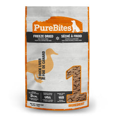 PureBites Duck Liver Freeze Dried Dog Treats 2.6-oz
