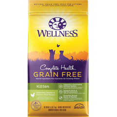 Wellness Complete Health Grain-Free Kitten Dry Cat Food Deboned Chicken & Chicken Meal Recipe 5.5-lb
