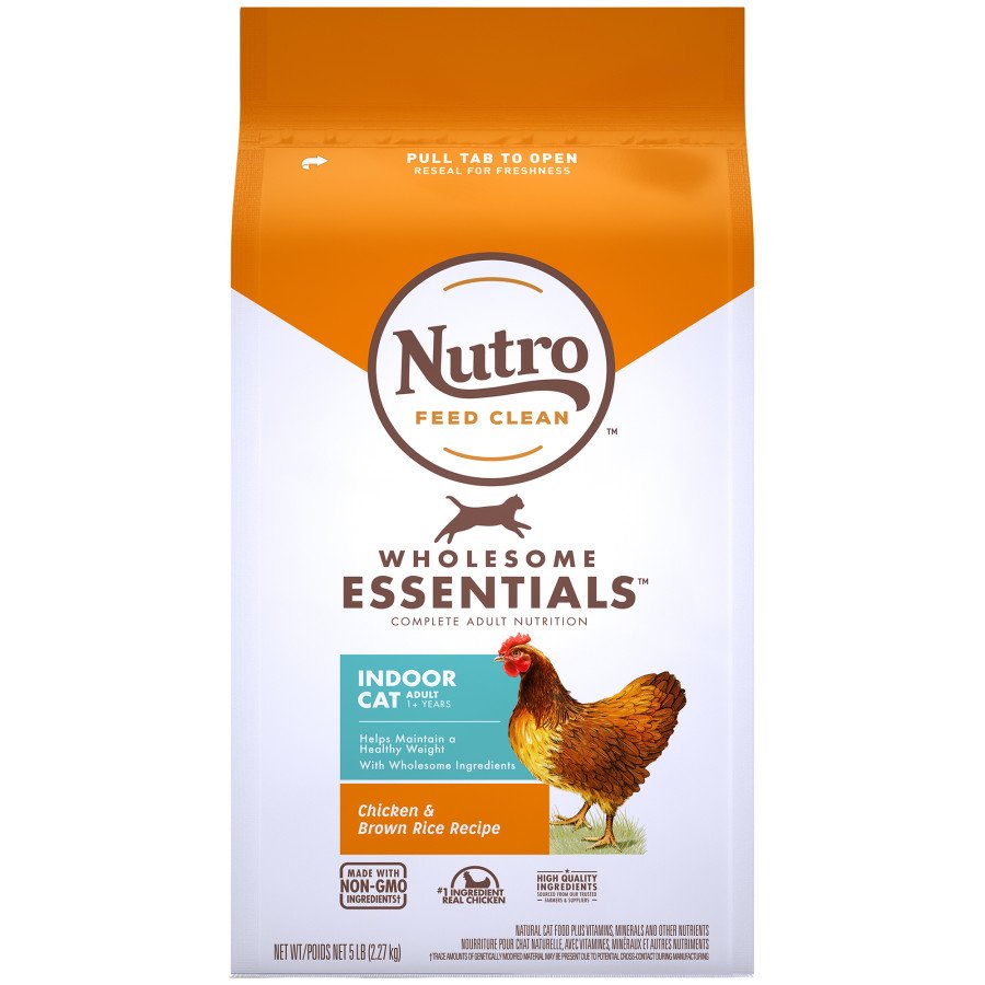 Nutro Wholesome Essentials Indoor Adult Dry Cat Food (Chicken & Brown Rice)