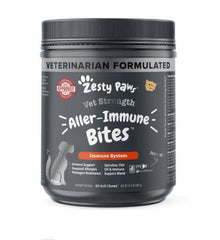 Zesty Paws Vet Strength Allergy & Immune Bites Soft Chews for Dogs Smoked Cheese 90 Count 12.6-oz