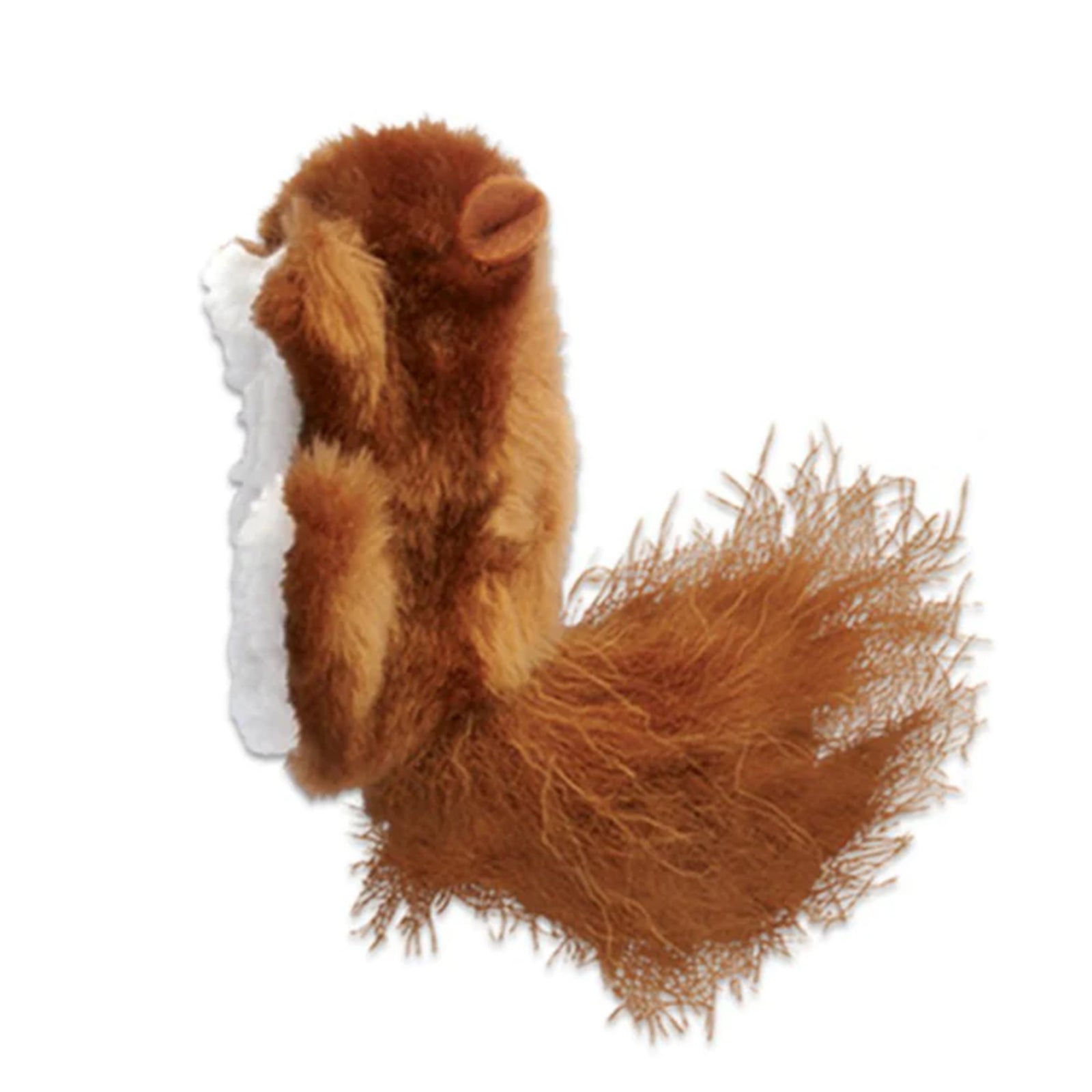 KONG Refillable Catnip Squirrel Cat Toy Brown