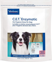 Virbac C.E.T. Enzymatic Dental Chews for Dogs Medium 12.8-oz