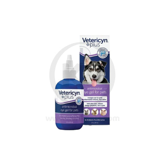 Vetericyn Plus Antimicrobial Eye Gel for Pets 3-oz, Vetericyn