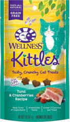 Wellness Kittles Natural Grain-Free Crunchy Cat Treats Tuna & Cranberries Recipe 2-oz