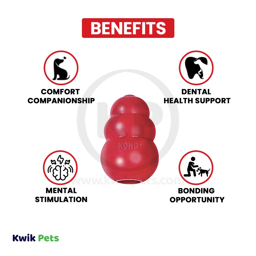 KONG Classic Dog Toy XXL, Kwik Pets