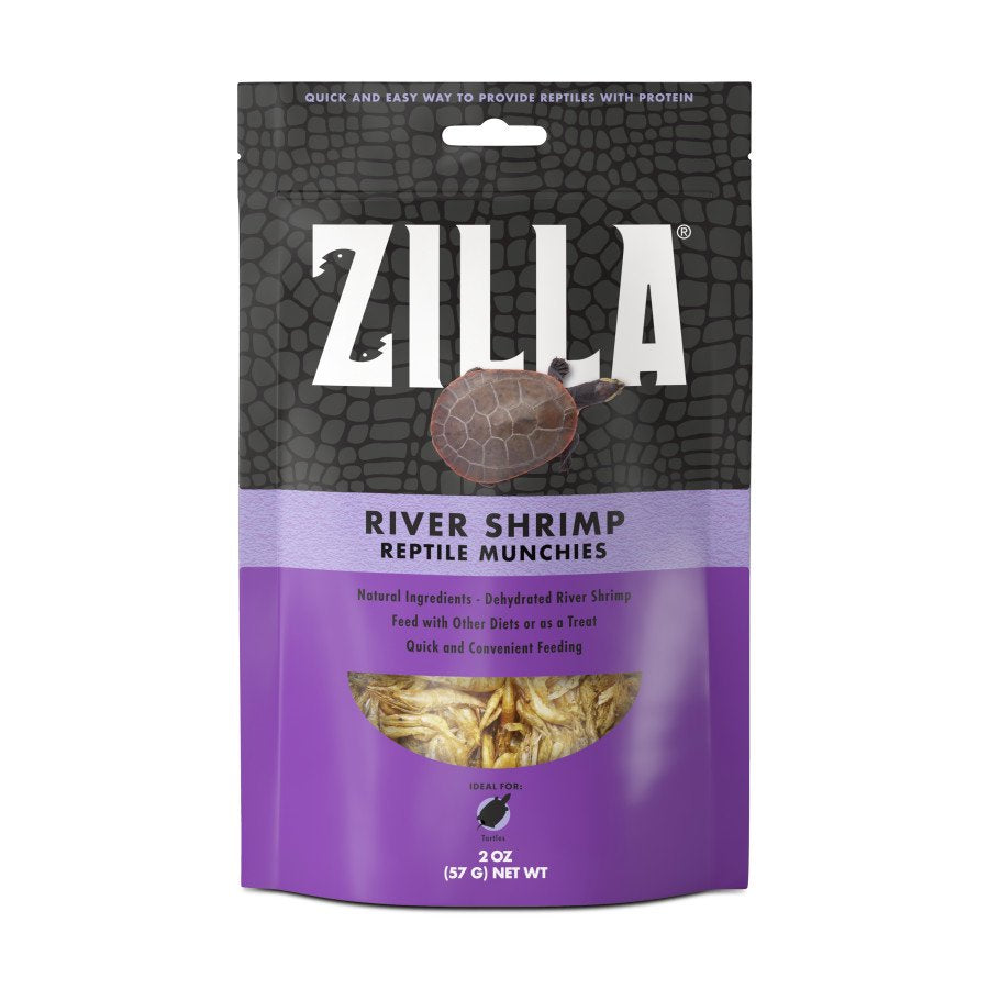 Zilla Reptile Food Munchies River Shrimp 2-oz