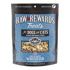 Northwest Naturals Raw Rewards Freeze Dried Dog & Cat Treats Whitefish 10-oz
