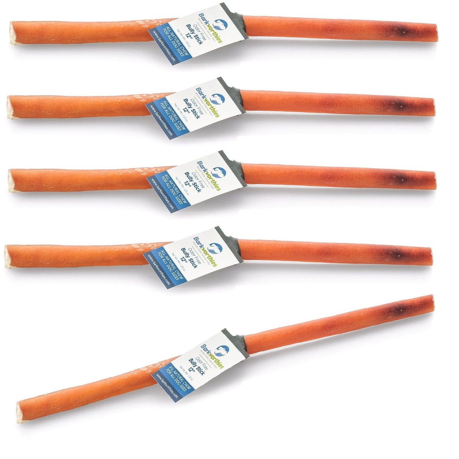 Image of Barkworthies 12" Odor Free Double Cut Bully Stick