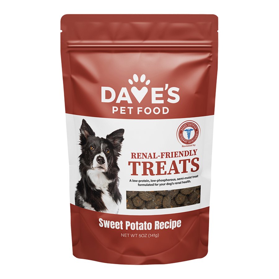 Dave's Pet Food Kidney-Friendly Dog Treats Sweet Potato 5-oz