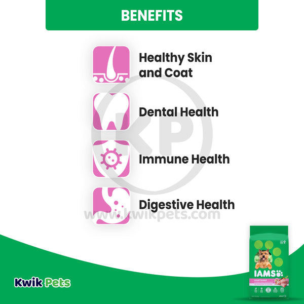 Benefits of IAMS Small & Toy Breed Adult Dry Dog Food Real Chicken 7-lb
