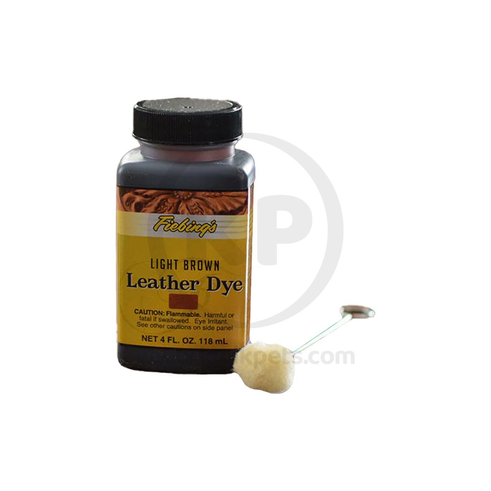 Fiebing’s Leather Dye Dark Brown 4-oz, Kwik Pets