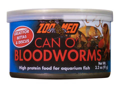 Zoo Med Can O' Bloodworms Turtle & Fish Canned Food 3.2-oz