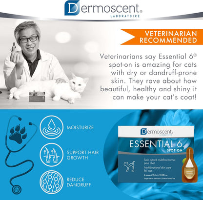 Dermoscent Essential 6 Spot-On Multifunction Skin Care for Cats