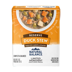 Natural Balance Pet Foods Limited Ingredient Reserve Stew Wet Dog Food Duck 11-oz