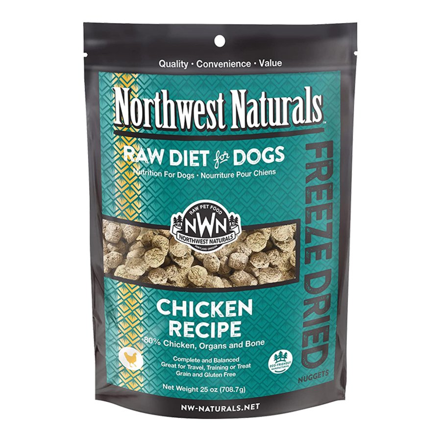 Northwest Naturals Freeze Dried Raw Diet Dog Food Chicken Recipe 25-oz