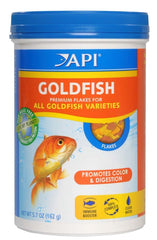 API Goldfish Premium Flakes Fish Food 5.7-oz