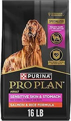 Purina Pro Plan Adult Sensitive Skin & Stomach Dry Dog Food Salmon & Rice Formula 16-lb